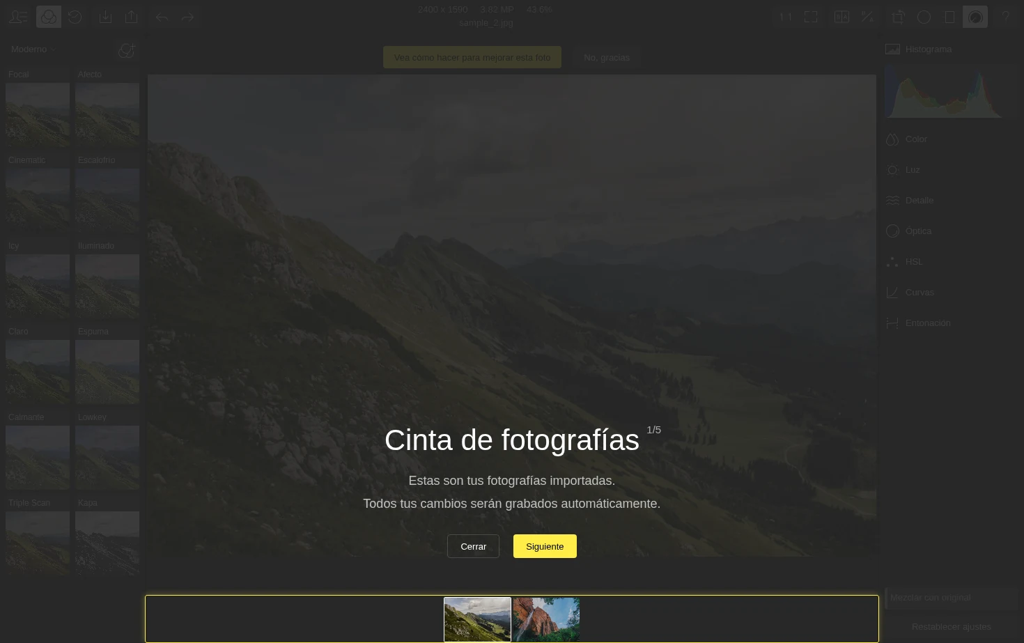 Polarr Photo Editor 页面快照